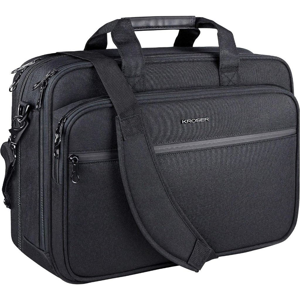 Kroser Laptop Bag Premium Laptop Briefcase Fits Up To 173 Inch Laptop Bag